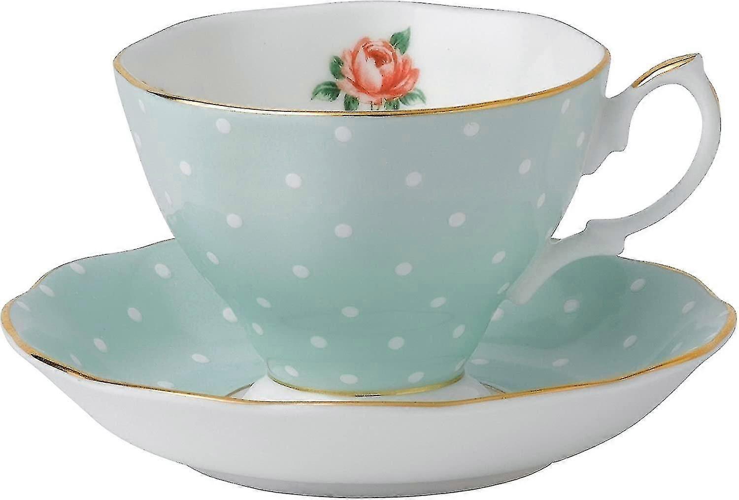 Polka Rose tekopp & Tefatsset