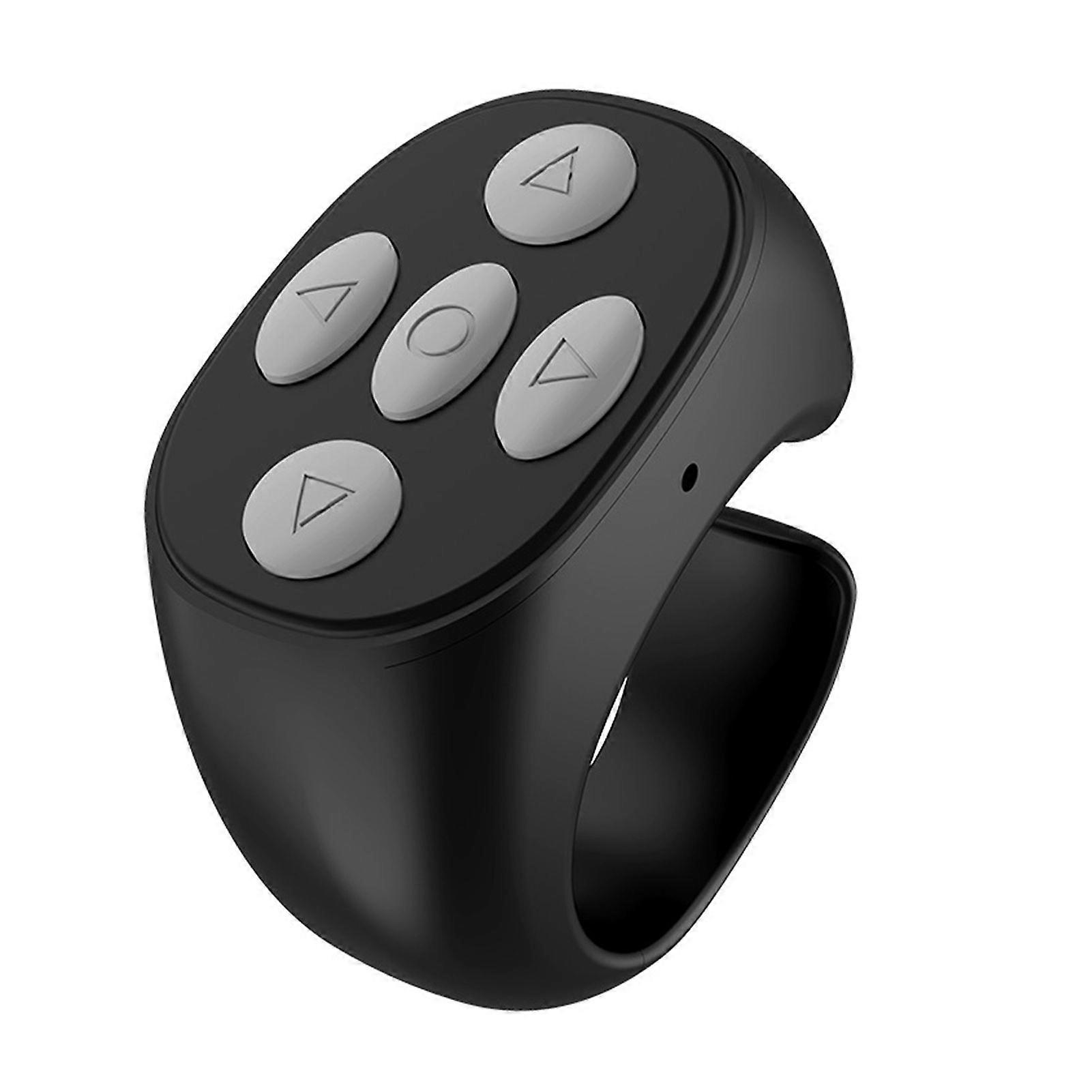 Bluetooth-compatible Remote Control Scrolling Ring APP Page Turner Wireless Phones Tablets Camera Shutter Short Video Fingertip Remote Controller