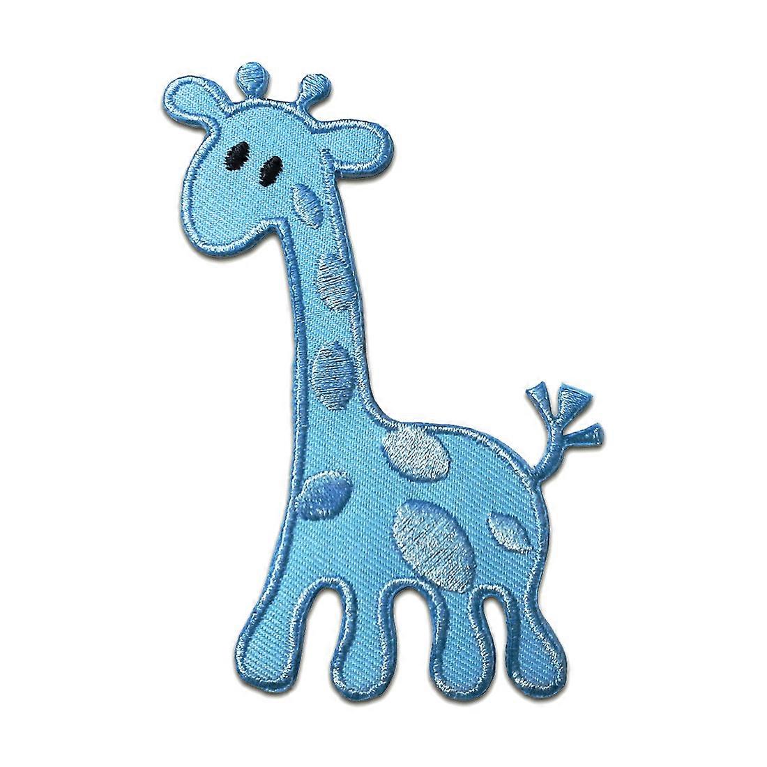 Patch / Iron-on Patch - Giraffe Animal Kids - Multiple Colors Selectable - 9.4 x 6.5 cm - Patch