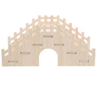 Wooden Hamster Ladder Bridge Toy for Climbing 2Pcs Small Animal Use