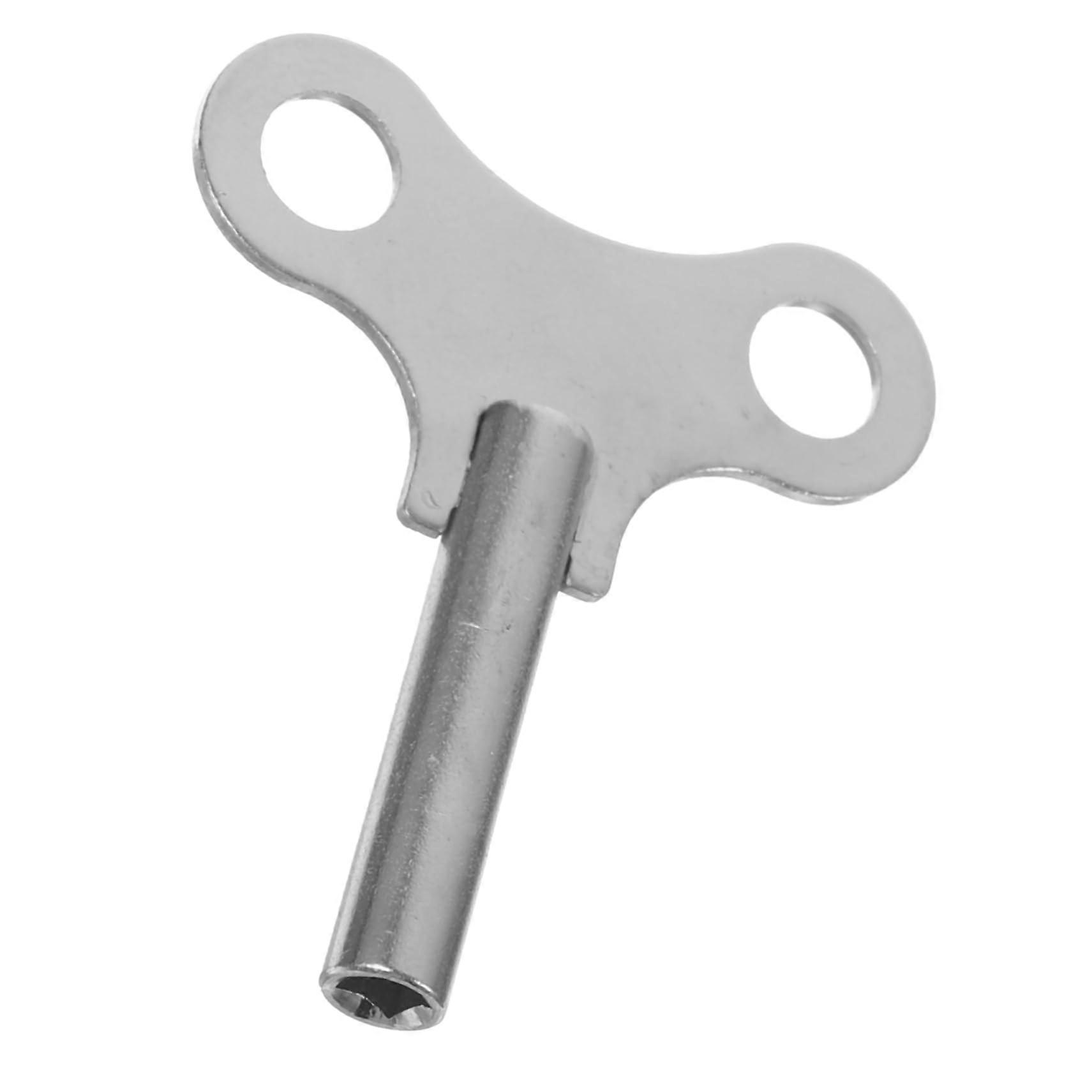 Clock Winding Key Durable Steel Replacement Tool with Ergonomic Easy Grip for
