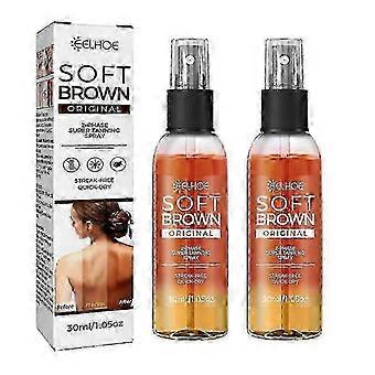 1-3Pcs Self Tan Spray Natural Tanning Oil Mousse Gradual Face Body Quick Dry Tanning Moisturiser 30ml