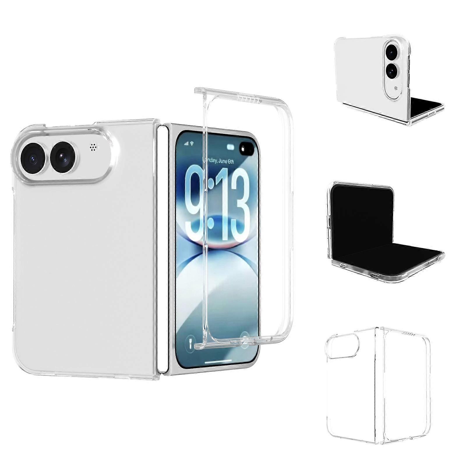 ABEEL Clear PC Phone Case For iPhone Duo