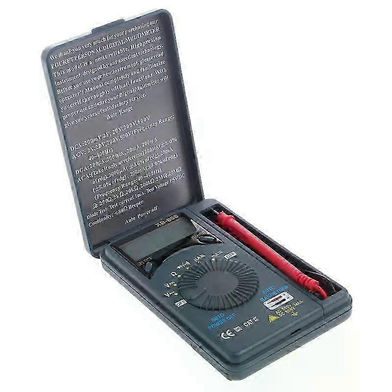 XB866 Mini Auto Range LCD Voltmeter Tester Tool AC/compatible with DC Pocket Digital Multime