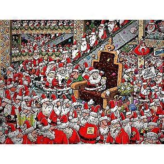 Chaos at Santas Grotto Christmas jigsaw puzzle Gift Idea FSX-015