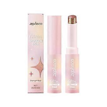 Zephoco Glitter Eye Shadow Stick Series Eye Shadow Multicolor Crystal Sequins Cream Waterproof And Durable Portable Eye Shadow Stick