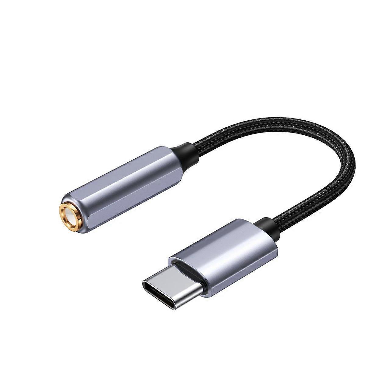 Headphone Adapter: Type-C to 3.5mm Audio Cable