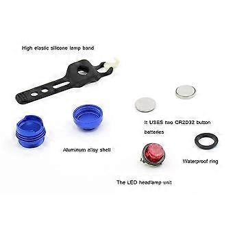 LED Rear Light Cycling Rear Tail Helmet Flash Light Safety Warning Lamp