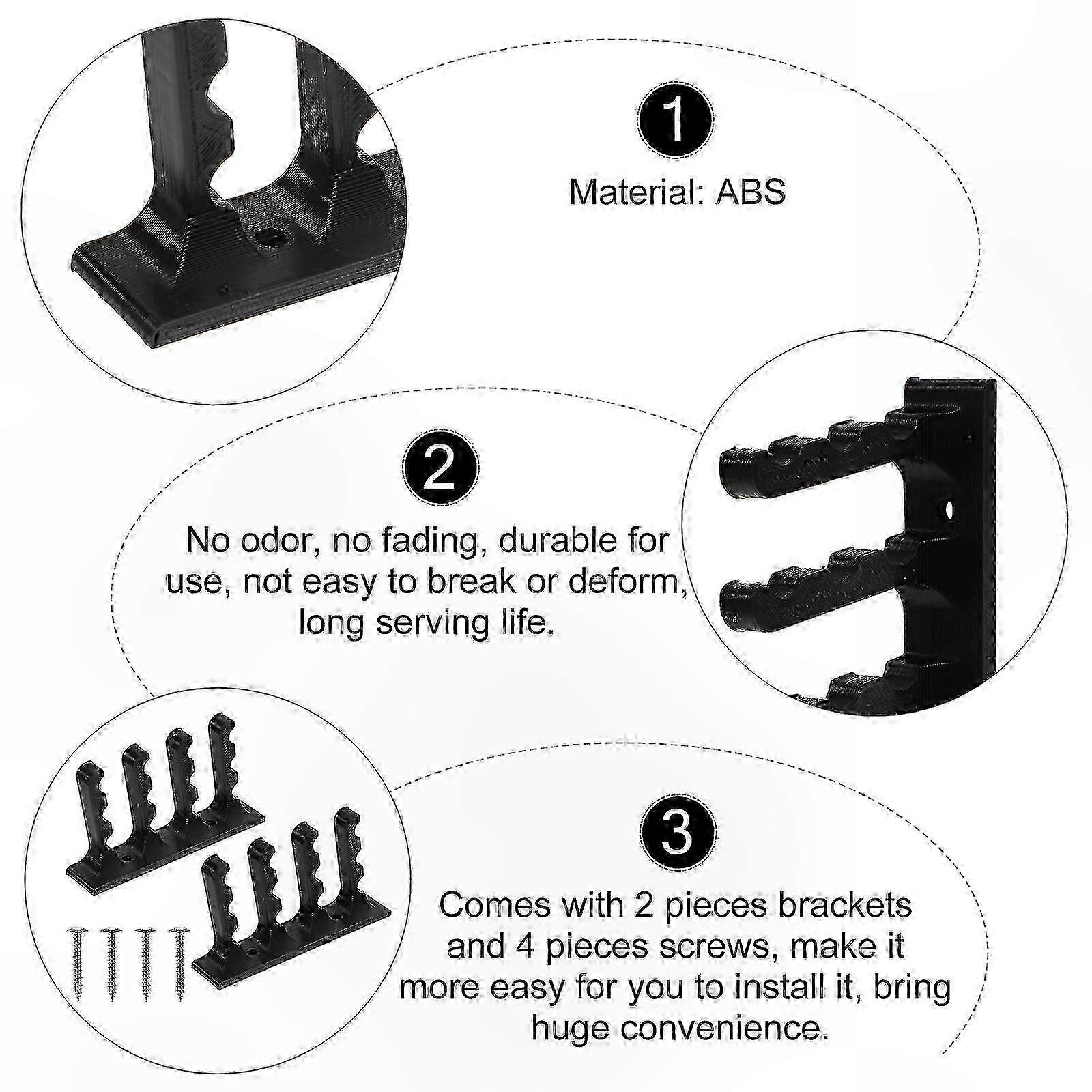 Wall Mounted Bow and Arrow Storage Rack with Screws