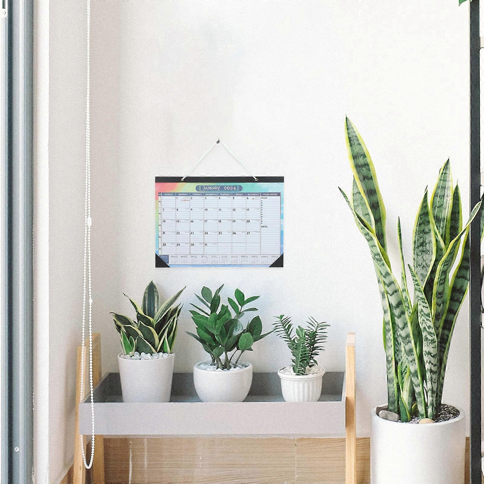 Countdown Wall Calendar for Organizing Monthly Calendar