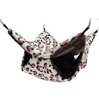 Fleece Double-Tier Hanging Pet Bed