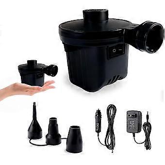 Electric Air Pump,Portable Quick-Fill Air Pump, Air Mattress Pump with 3 Nozzles for Inflatable Boat, Air Mattress Beds,Swimming Ring.Compatible with
