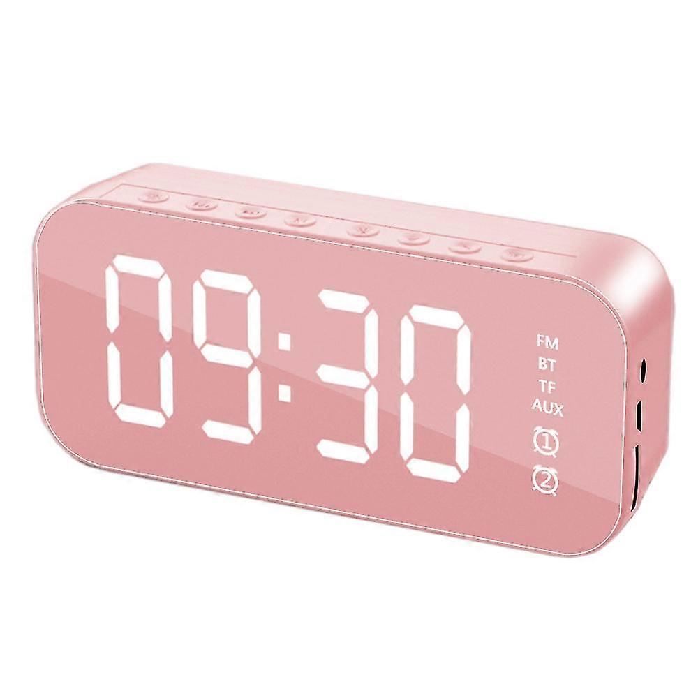 Bluetooth Mirror Alarm Clock Compact Design