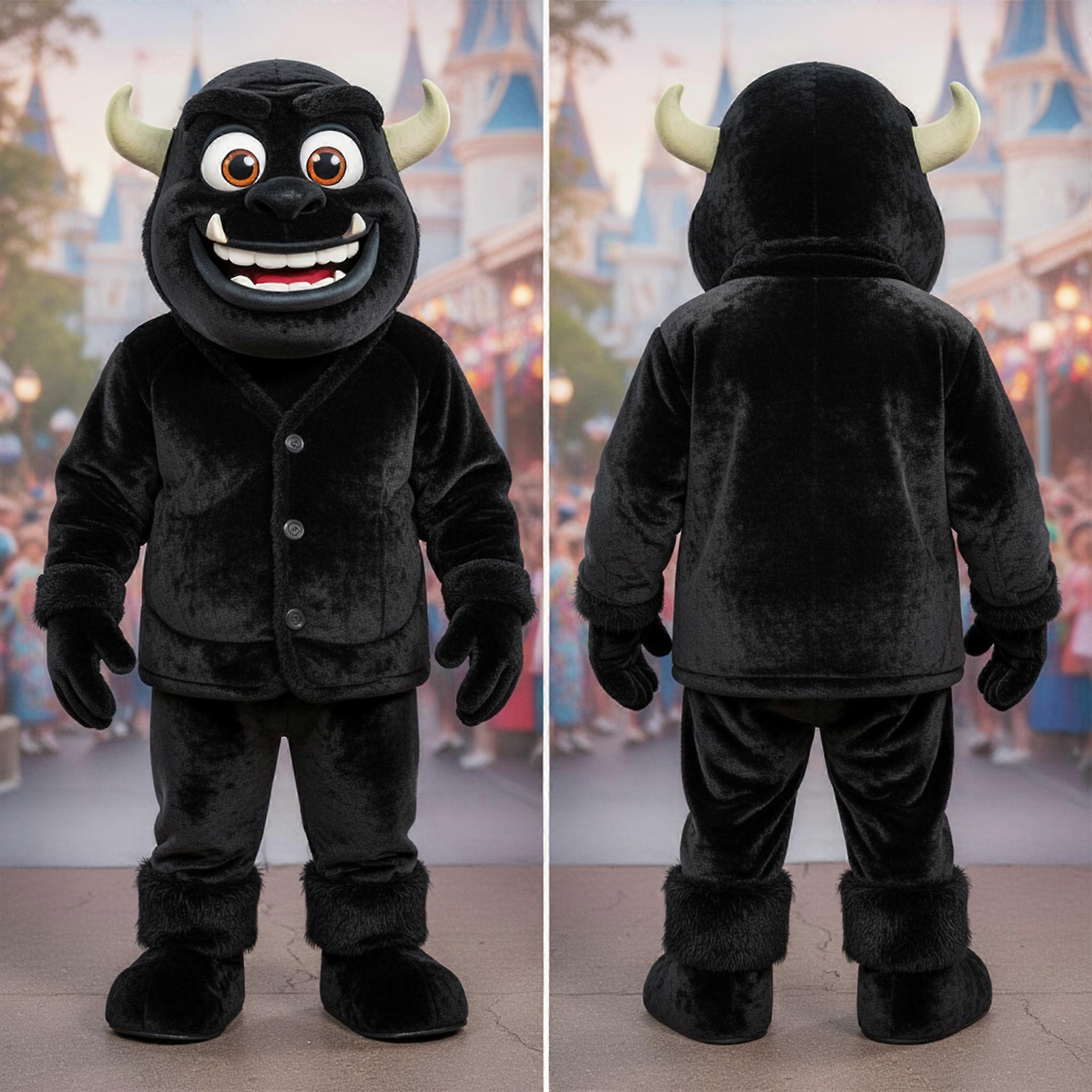 MASTICOT Black Imposing Ogre Mascot