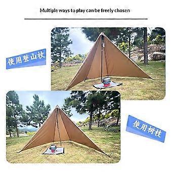 Ultralight Camping Stove Windbreak 20D Nylon Fire Retardant Wind Shield for Outdoor Hunting Cooking Excursions