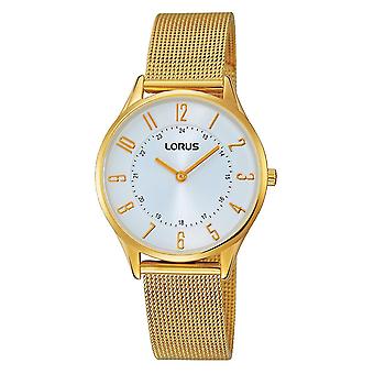 Lorus Woman Watch Analog Quartz with Stainless Steel Bracelet In Gold-Plated RTA66AX9