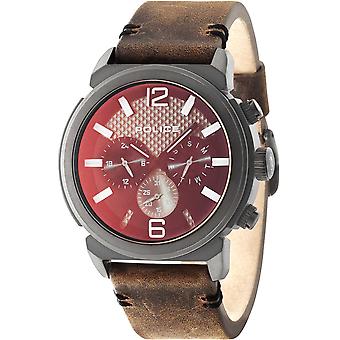 Politie horloges concept Quartz analoge man horloge met R1451239005 Cowskin armband