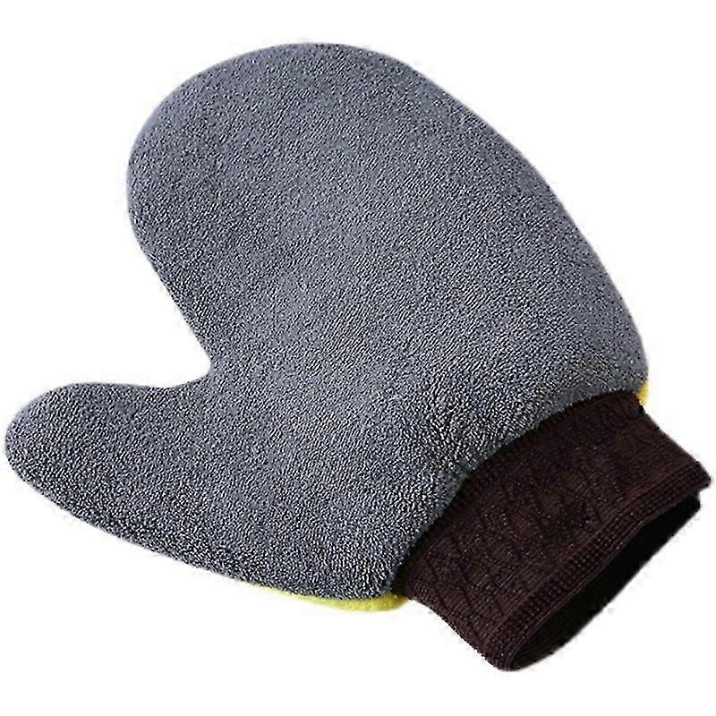 Plush Double-sided Car Wash Wipe Gloves