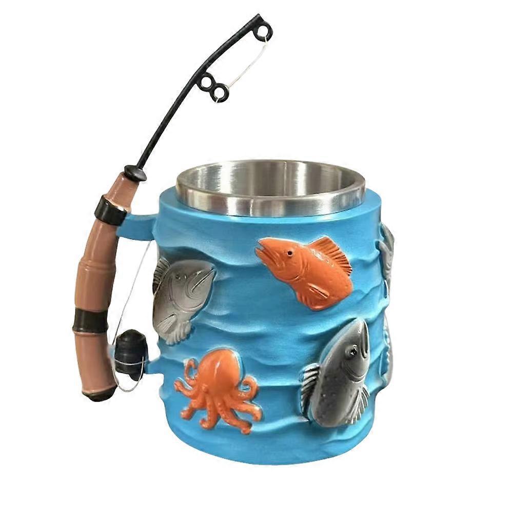 300ml 3D Fishing Theme Mug