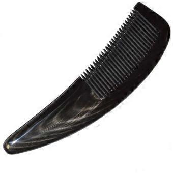 Handmade Ox Horn Hair Comb for Gentle Detangling and Natural Styling