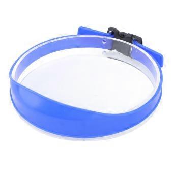 DIY Haarschneide Vorlage Haarschnitt Band Atmungsaktiv Gebogen Degion Silikon Home Haarschneider Anleitung für Jungen Männer Blau