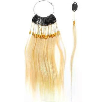 30pcs Human Hair Color Testing Samples Easy to Carry Hair Test Strands for Hairdressers in Hairdressing