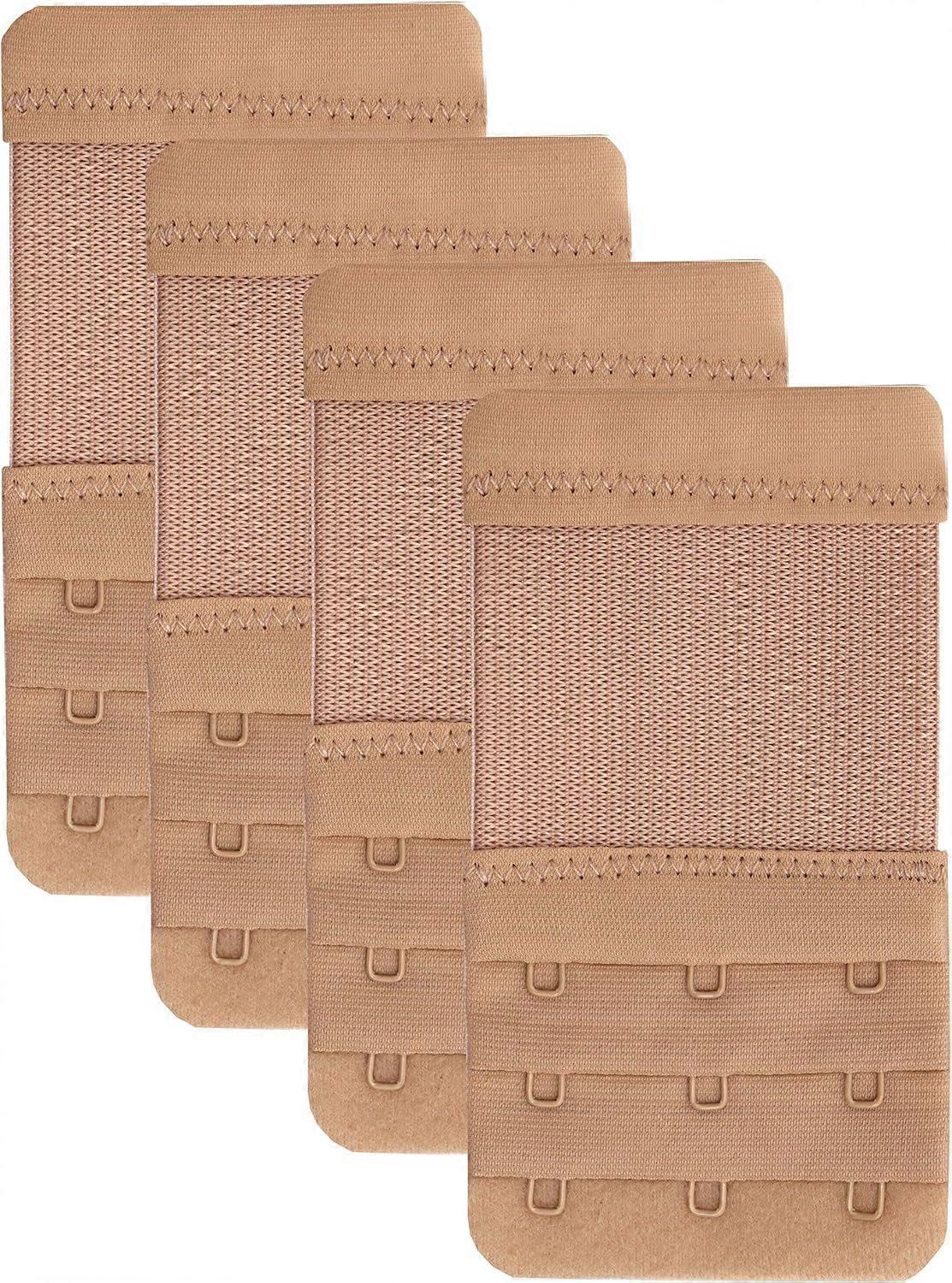 Bra Extender 3 Hook,Stretchy Soft Comfortable Bra Strap Extender