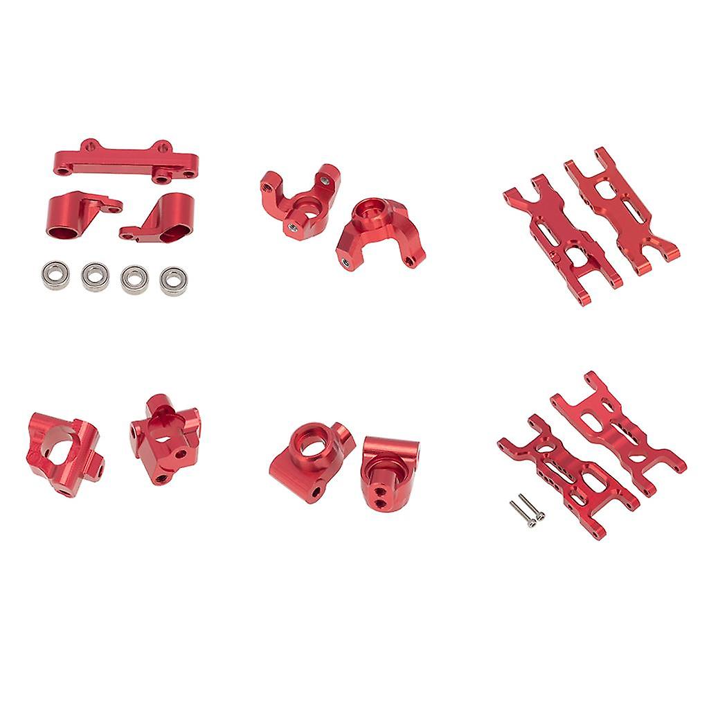 6Pcs Spare Metal Complete Set for Losi 1/18 Mini-T 2.0 2WD Truck Red Look