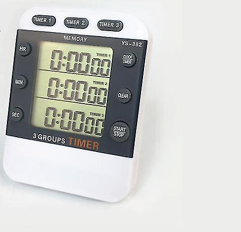 Multi Function 3 Way Kitchen Timing Digital Display Square Stopwatch Countdown Food |kitchen Timers