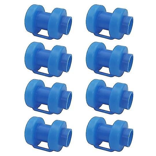 Set Of 8 Trampoline Post End Caps For Trampoline Net Posts  25 Mm, Particularly Robust, Weatherproof End Caps, Safety Net Replacement Part (