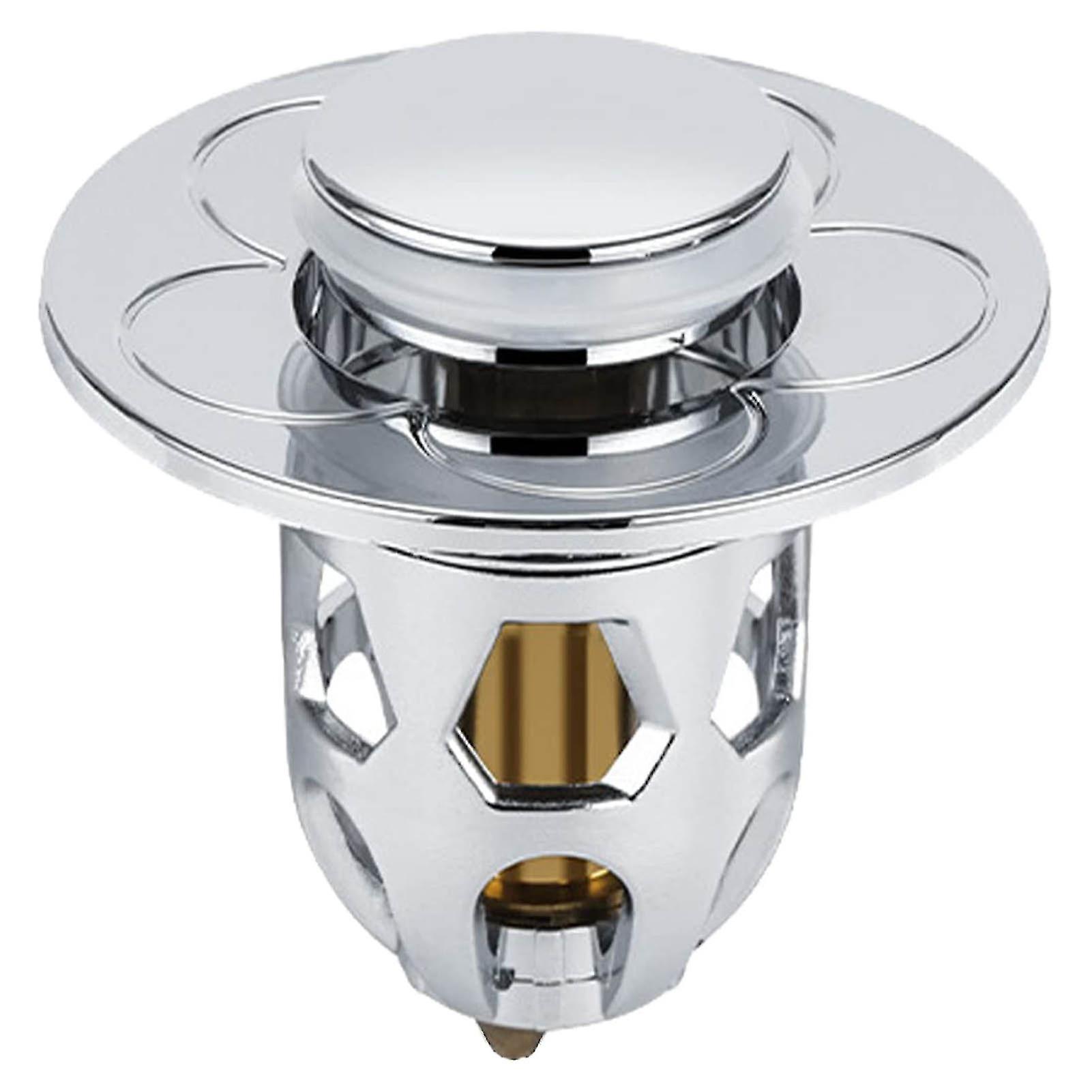Core Push Type Sink Stopper Quickly Seal And Drain Water Leak Proof For Kitchen Bathroom