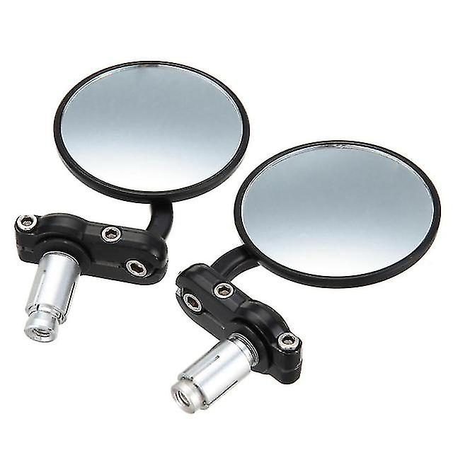 Cycle Bike 22mm 7/8" Bar End S View Side Turn Signals Bar End Grips Plug Cafe R