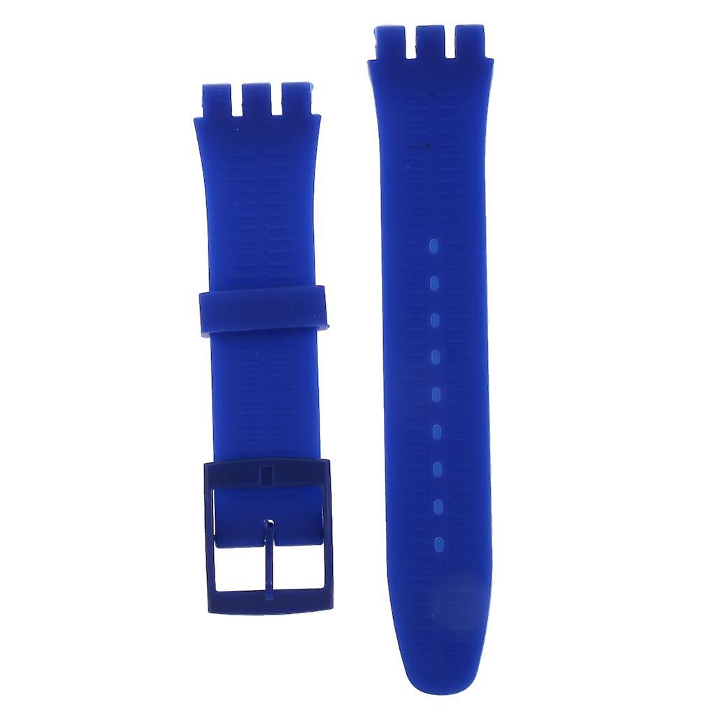 19mm Silicone Rubber Replacement Watch Bands Waterproof Transparent