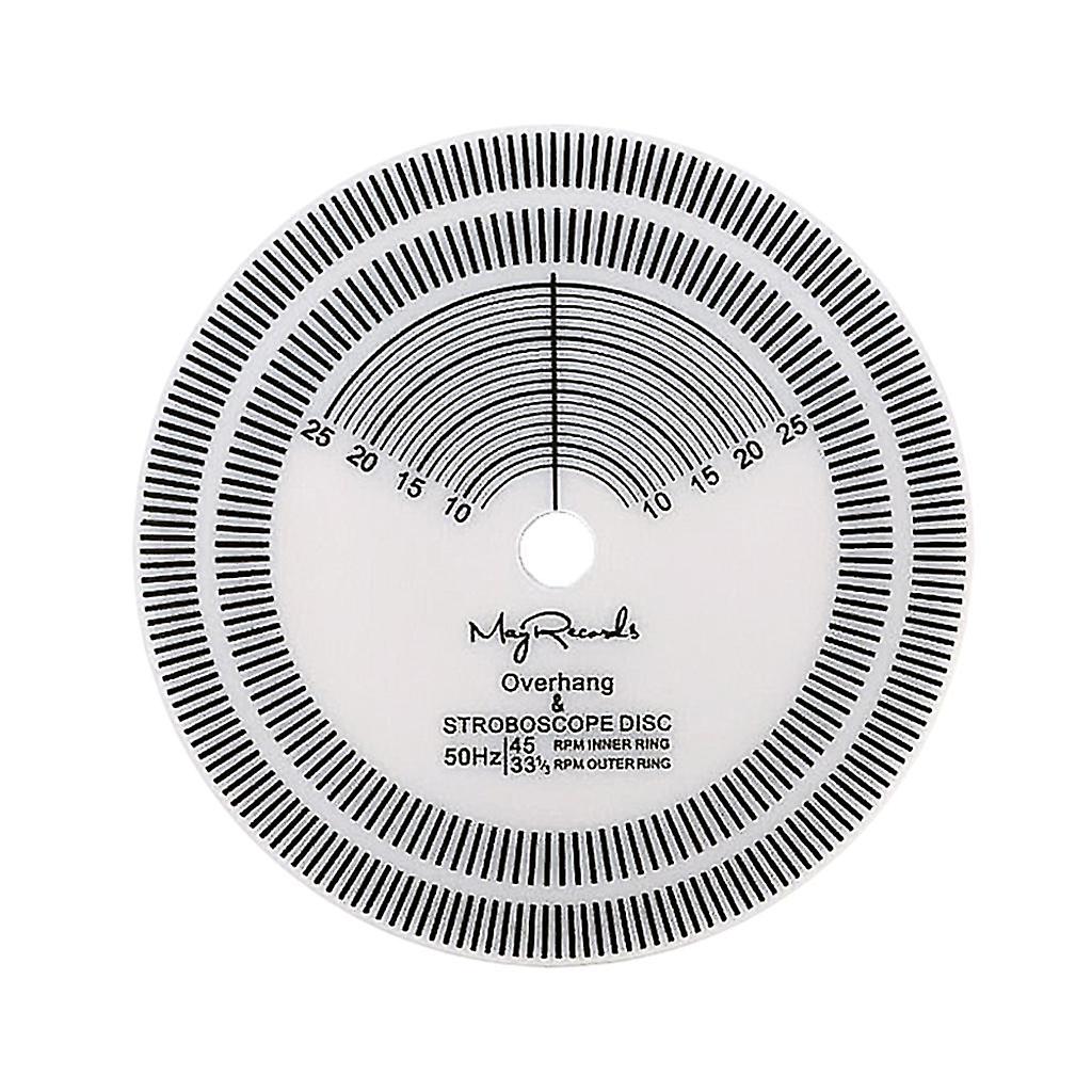 LP Vinyl Turntables Strobe Disc Protractor Speed Test Speed for Adjust Tool