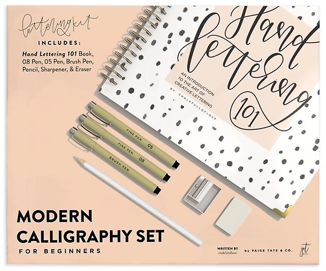 Modern Calligraphy Kit For Beginners by C Chalkfulloflove Paperback Book