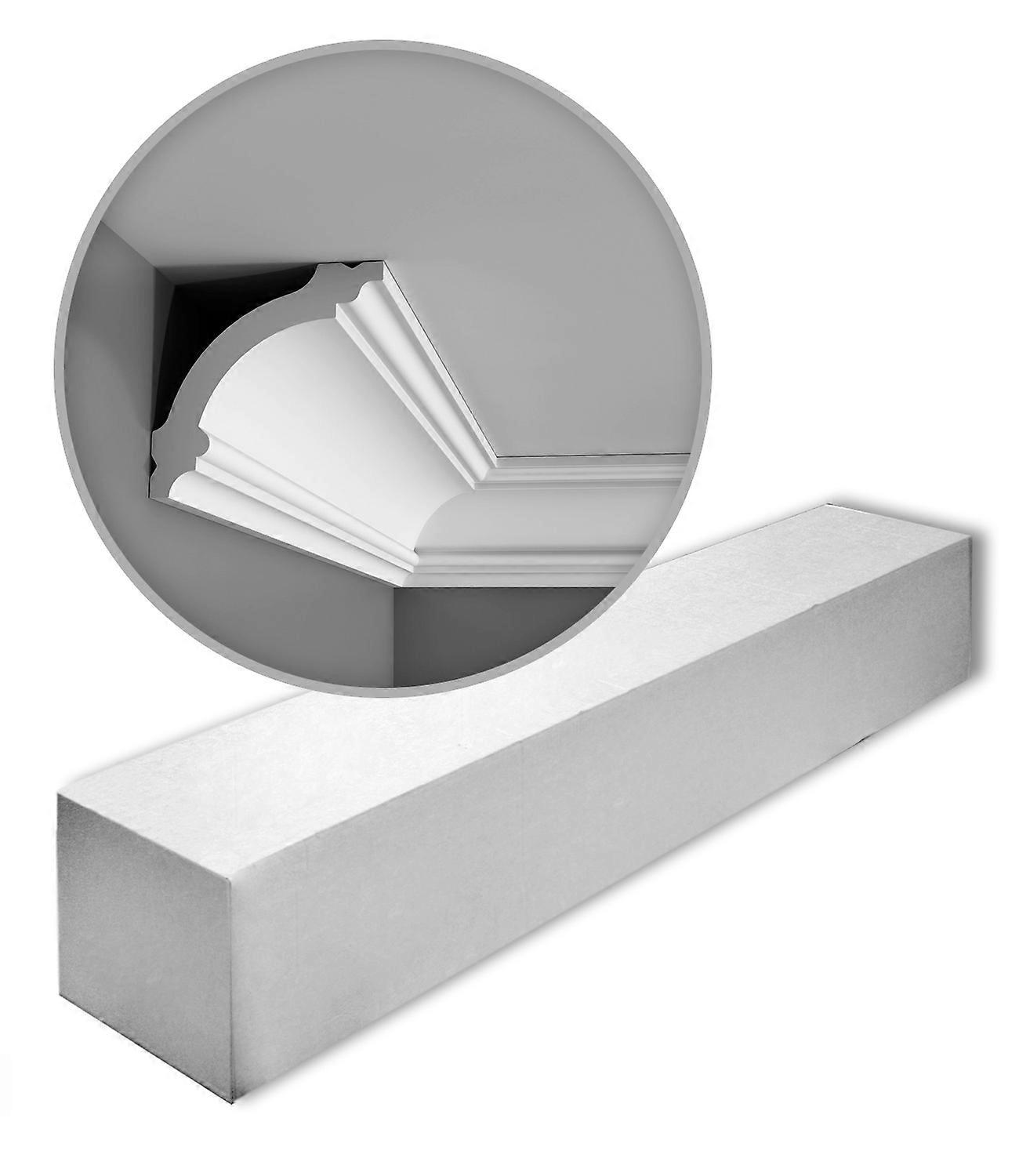 ORAC NV 20 x Eckleisten CB511N-box 40 Meter BASIXX Durofoam® 200 cm weiß nicht grundiert extrem leicht