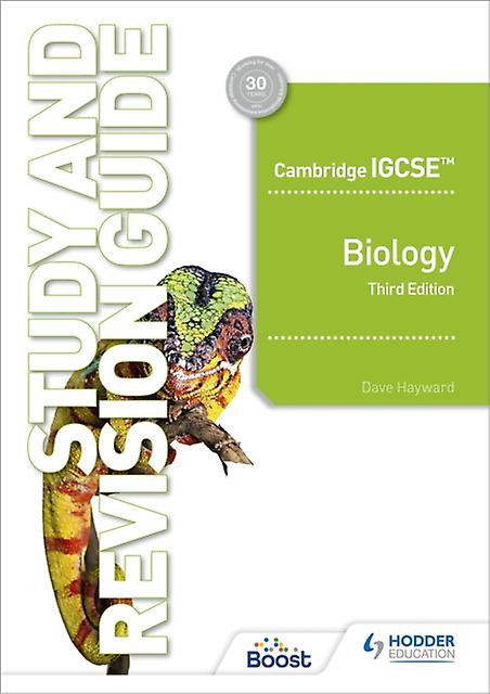 Cambridge Igcse Biology Study And Revision Guide Third Edition by Dave Hayward Paperback