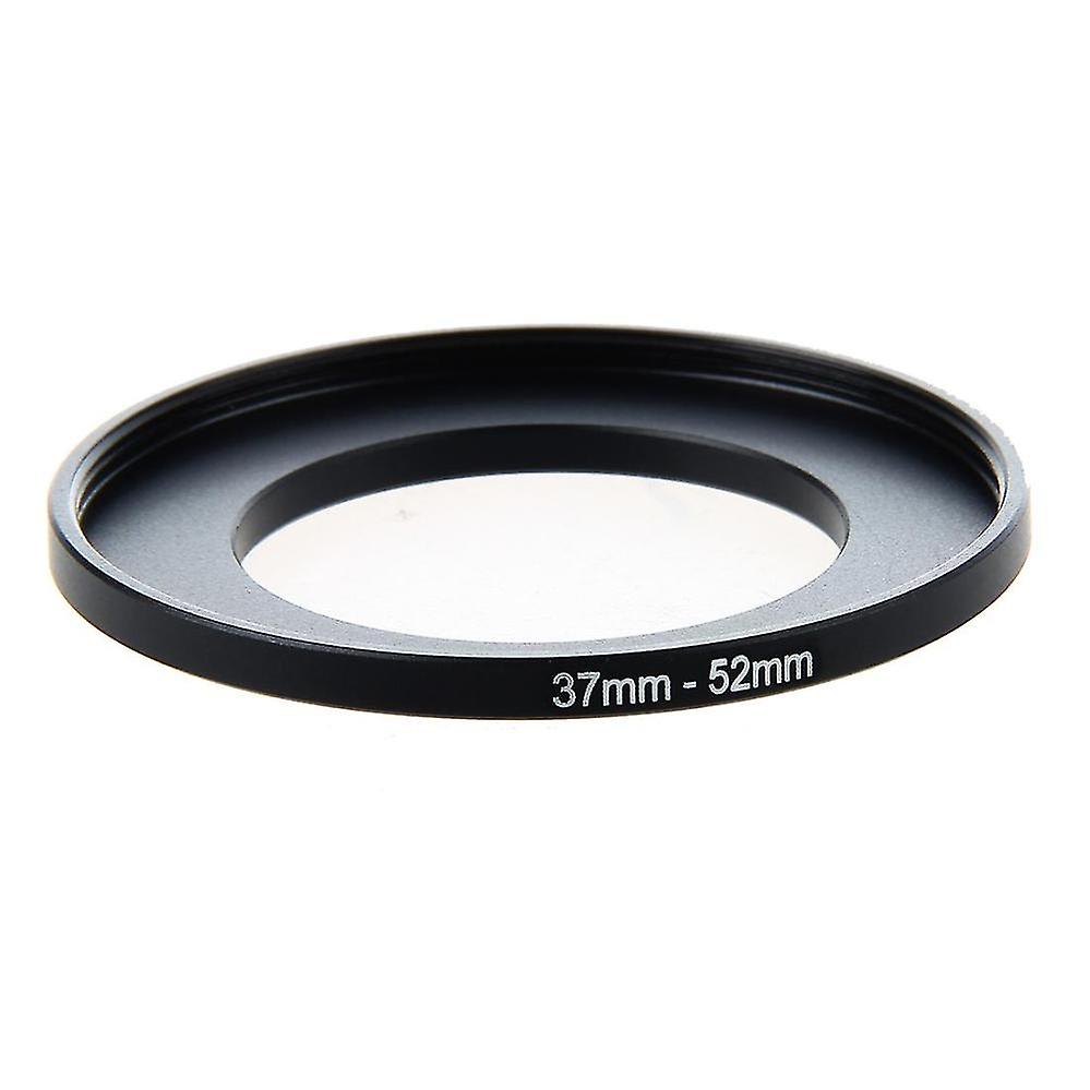 Camera Lens Filter Step Up Ring 37mm To 52mm Adapter Black