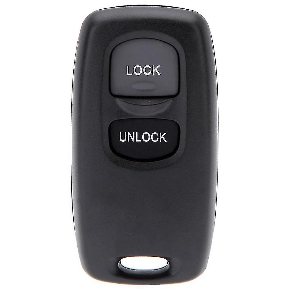 Uncut Key Replacement 2 Button Keyless Entry Remote Key Fob Shell Case And Button Pad Compatible Wi