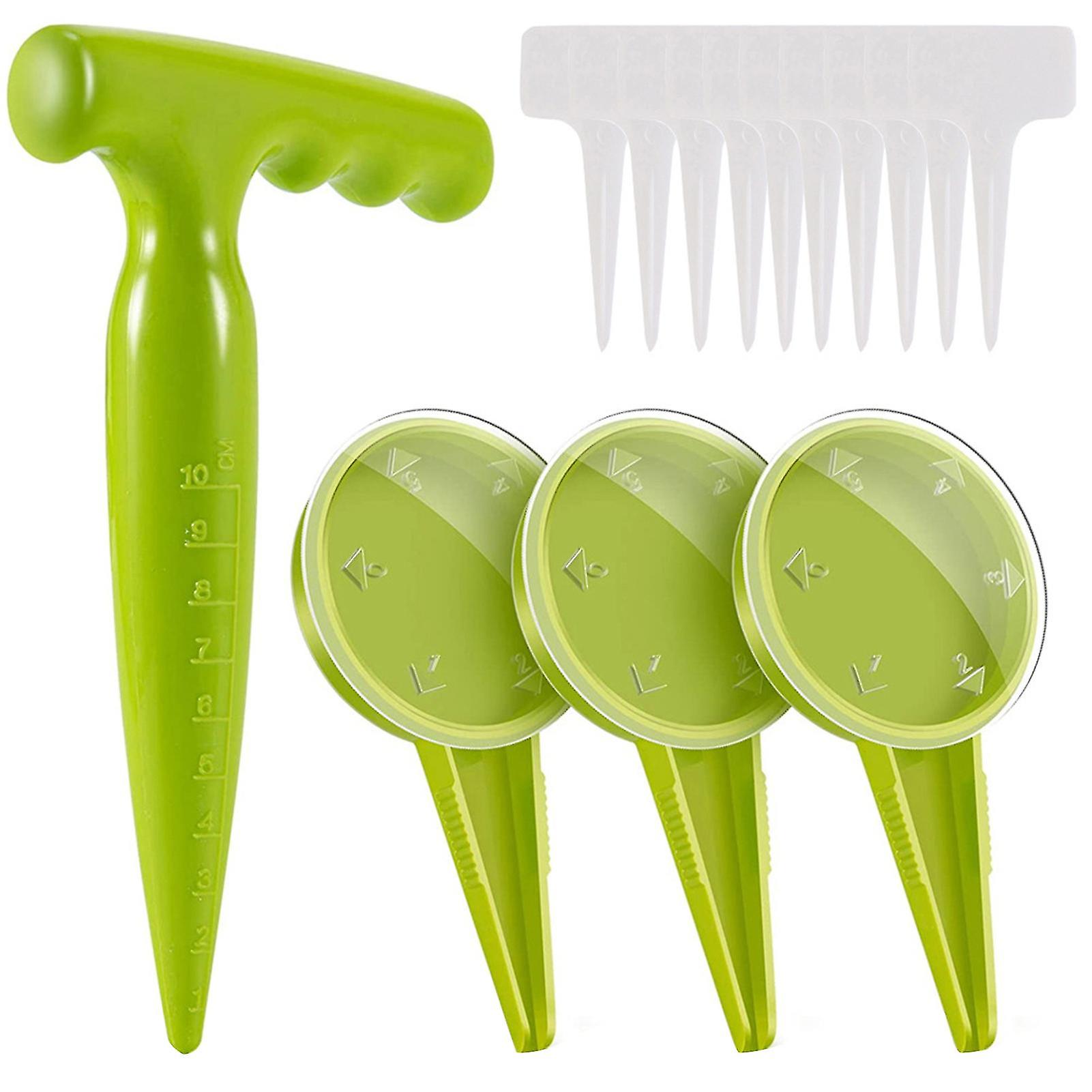 1 Set Sowing Dispenser 5 Gears Adjustable Flexible Non-slip Anti-break Labor Saving High Efficiency Sowing Spreader Garden Utensil