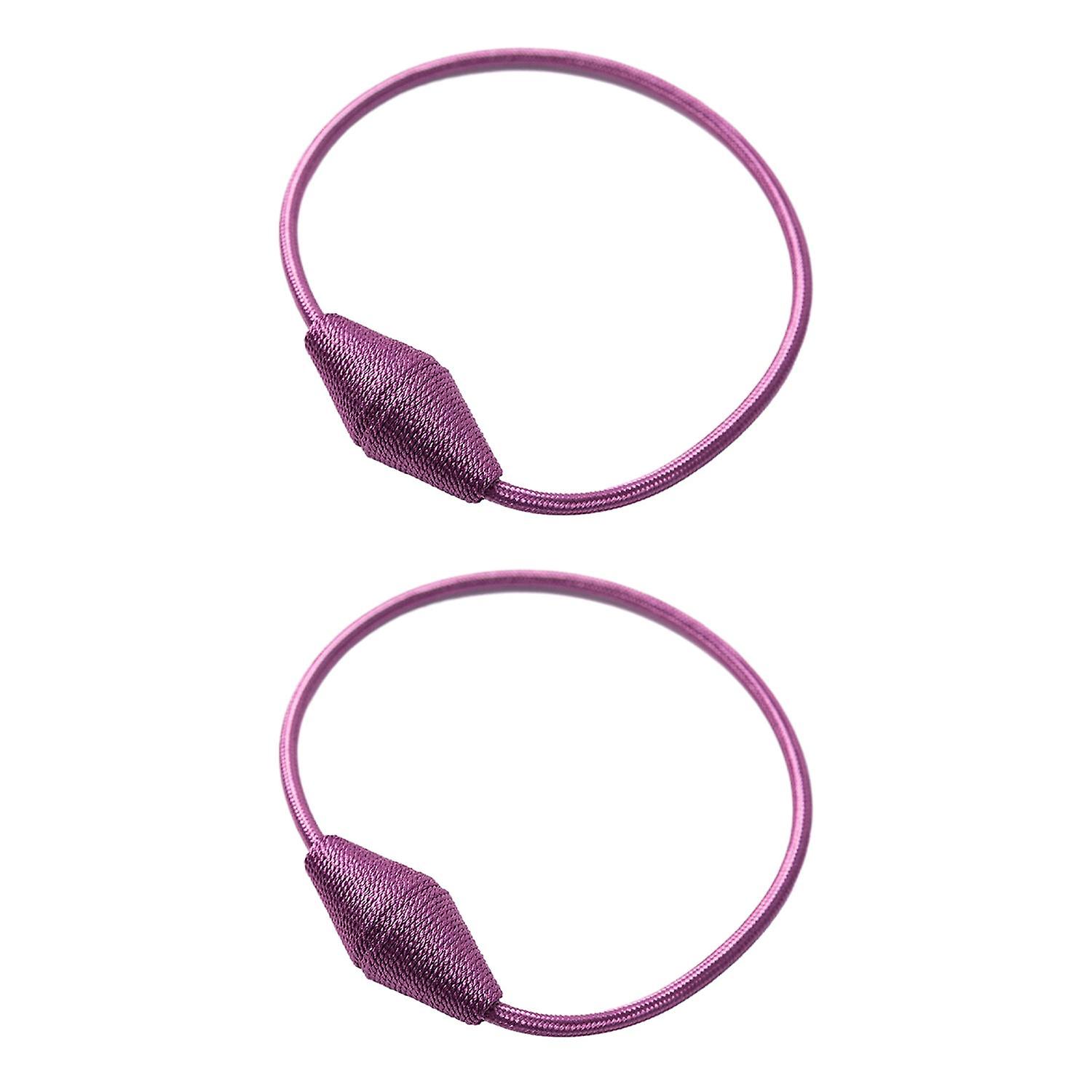 ZHOUBA 1 Pair Curtain Buckle Reusable Punch Free Convenient Magnetic Window Curtain Button