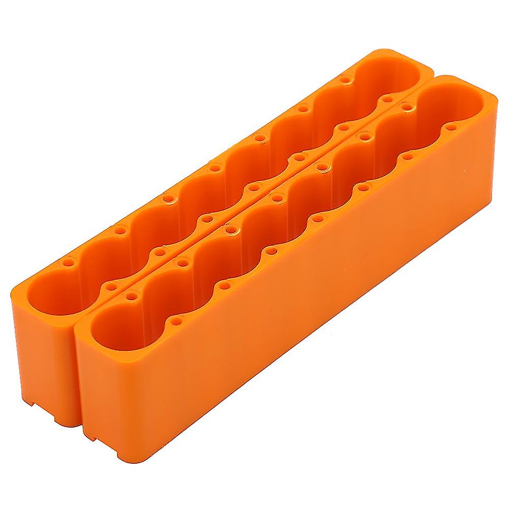 BiuZi Battery Welding Clamp Industrial Plastic Adjustable 18650 Mounting Jig Pack Holder Welding Fixing Accessory(8-Section)