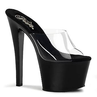 Sandálias Pleaser para Mulheres Sky-301 Clr/blk
