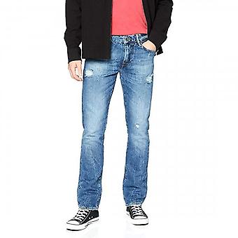 Guess Angels Skinny Ripped Light Blue Denim Jeans M02AN2D3ZJ2 RAZO