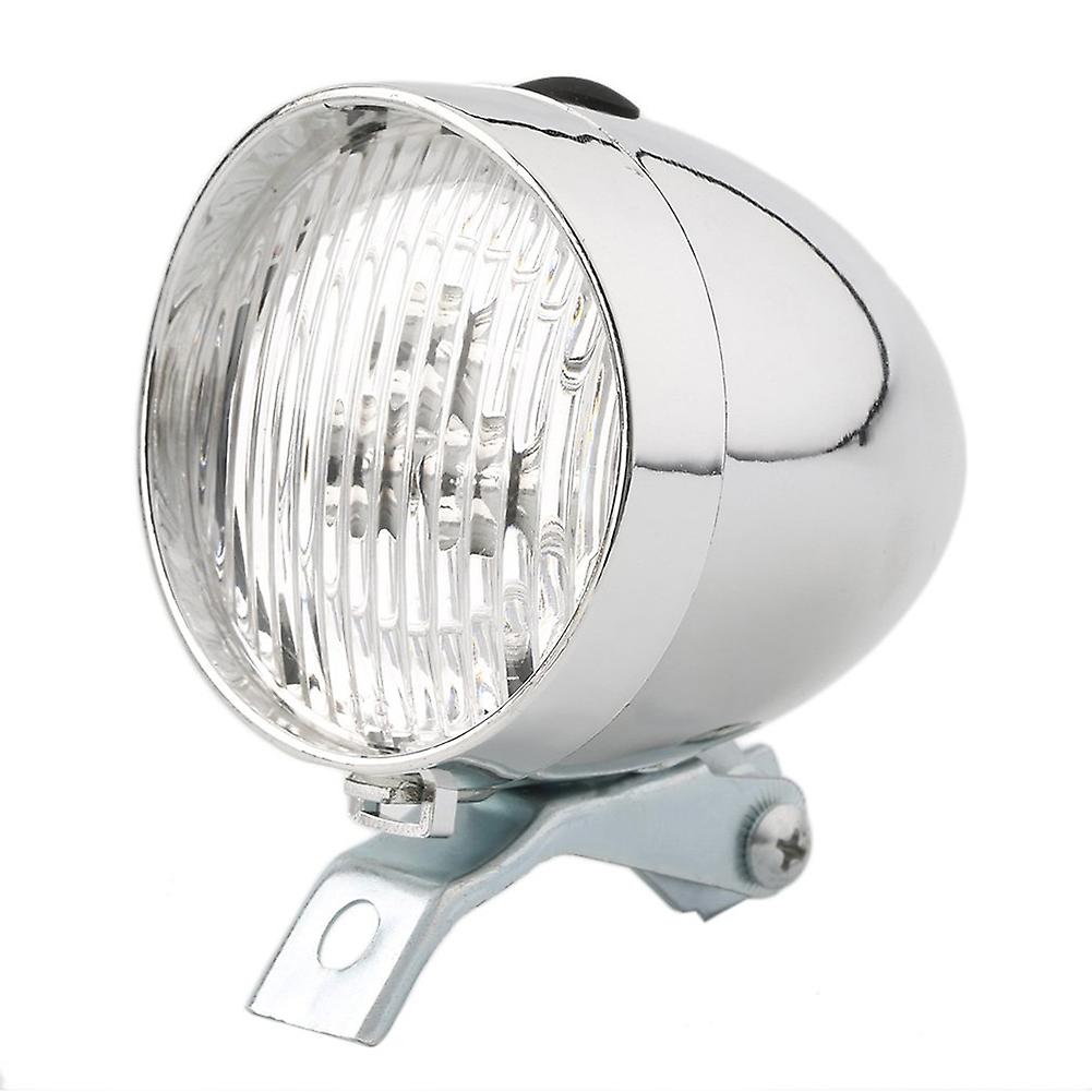 3 LED 2Modes Bicycle Bike Front Light Lamp Headlight Vintage Flashlight Headlamp