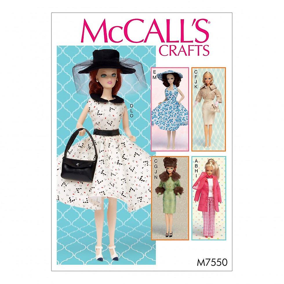 McCalls Paper Sewing Pattern 7550