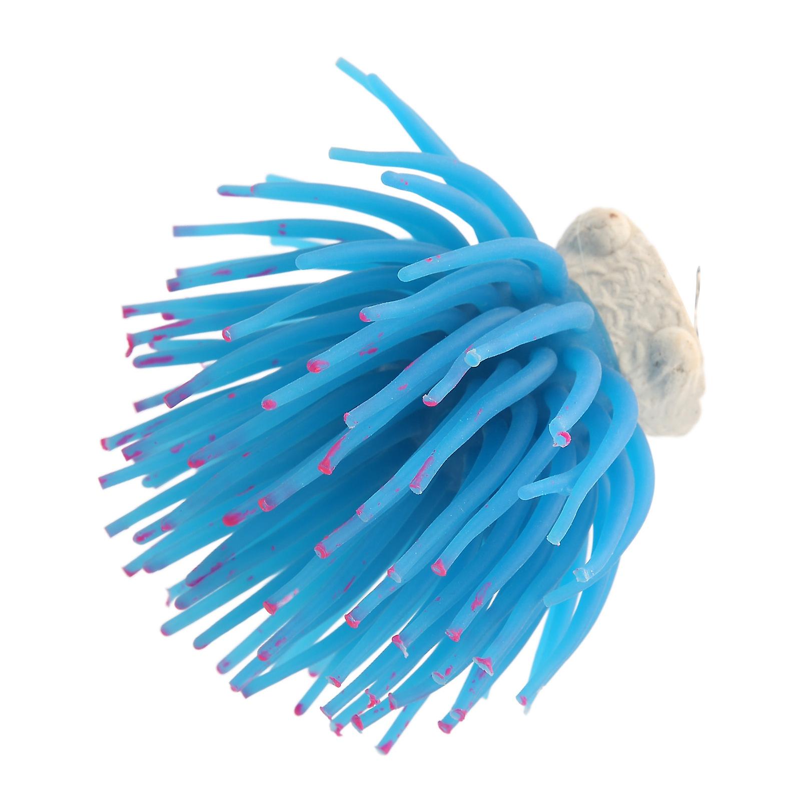 Simulation Luminous Coral Aquarium Decoration Blue 3.6cm Durable