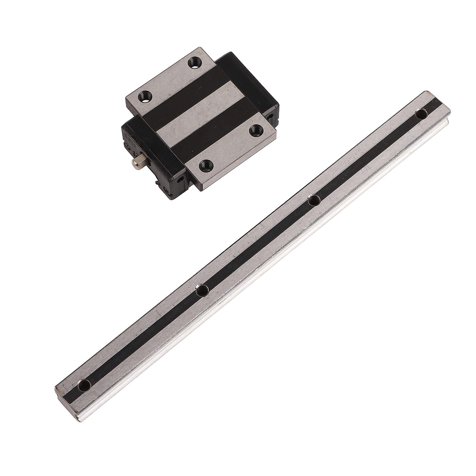 Linear Sliding Guide Kit Rust Corrosion Resistant Bearing Steel Linear Motion Guide Slider Block Set for 3D Printer