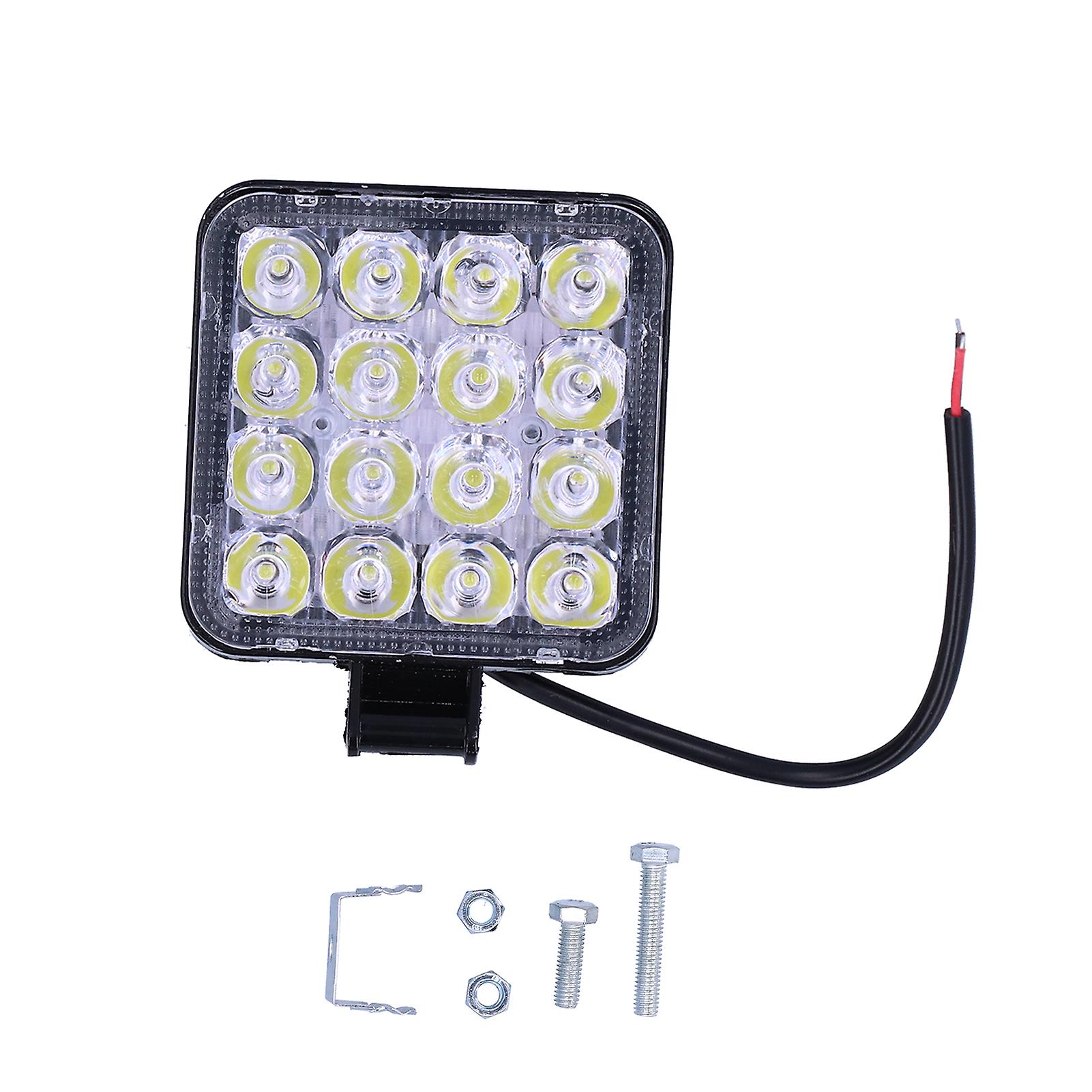 Offroad Light,16LED Work Light 48W LED Work Light Car Accessories Enhanced Features