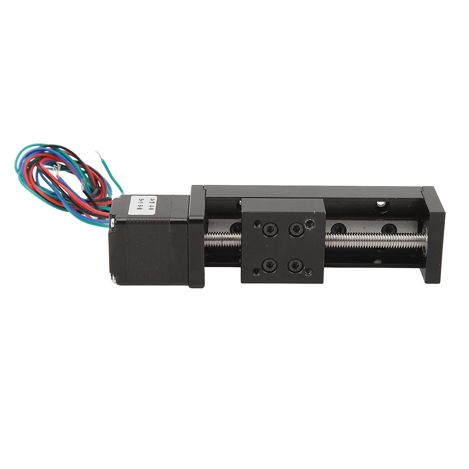 Mini Linear Rail Guide Slide Actuator Stepper Motion Stage 50mm Stroke DIY CNC Router Parts 
